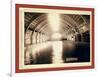 Hot Springs, S.D. Interior of Largest Plunge Bath in U.S. on F.E. and M.V. R'Y-John C. H. Grabill-Framed Giclee Print