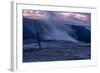 Hot Springs Sunset, Mammoth Hot Springs, Yellowstone, Wyoming-Vincent James-Framed Photographic Print