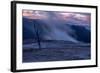 Hot Springs Sunset, Mammoth Hot Springs, Yellowstone, Wyoming-Vincent James-Framed Photographic Print