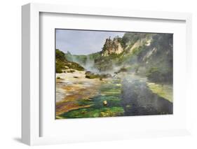 Hot Springs, Waimangu Volcanic Valley, Rotorua, Bay of Plenty, North Island, New Zealand-Rainer Mirau-Framed Photographic Print