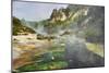 Hot Springs, Waimangu Volcanic Valley, Rotorua, Bay of Plenty, North Island, New Zealand-Rainer Mirau-Mounted Photographic Print