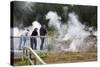 Hot Steam, Craters of the Moon Thermal Area, Taupo, North Island, New Zealand, Pacific-Stuart-Stretched Canvas