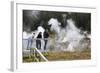 Hot Steam, Craters of the Moon Thermal Area, Taupo, North Island, New Zealand, Pacific-Stuart-Framed Photographic Print