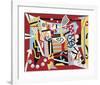 Hot Still-Scape for Six Colors - 7th Avenue Style, 1940-Stuart Davis-Framed Art Print