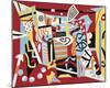 Hot Still-Scape for Six Colors - 7th Avenue Style, 1940-Stuart Davis-Mounted Art Print