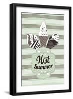 Hot Summer-Yurumi-Framed Art Print