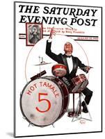 "Hot Tamale Five," Saturday Evening Post Cover, August 22, 1925-Alan Foster-Mounted Premium Giclee Print