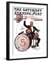 "Hot Tamale Five," Saturday Evening Post Cover, August 22, 1925-Alan Foster-Framed Giclee Print