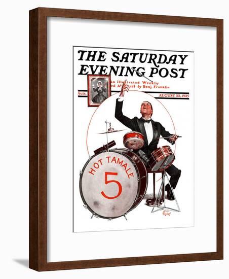 "Hot Tamale Five," Saturday Evening Post Cover, August 22, 1925-Alan Foster-Framed Giclee Print