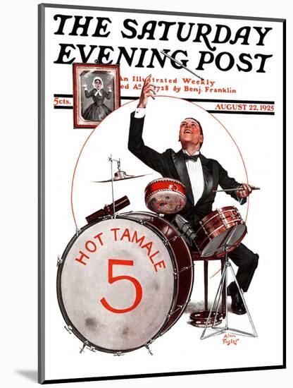 "Hot Tamale Five," Saturday Evening Post Cover, August 22, 1925-Alan Foster-Mounted Giclee Print