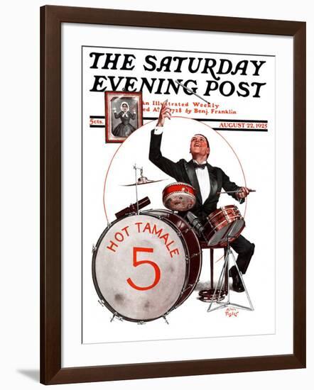 "Hot Tamale Five," Saturday Evening Post Cover, August 22, 1925-Alan Foster-Framed Giclee Print