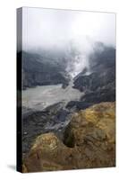 Hot Volcanic Steam Rising into Monsoon Clouds from Kawah Ratu (Queen's Crater) of Mount Tangkuban-Annie Owen-Stretched Canvas