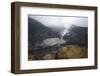 Hot Volcanic Steam Rising into Monsoon Clouds from Kawah Ratu (Queen's Crater) of Mount Tangkuban-Annie Owen-Framed Photographic Print