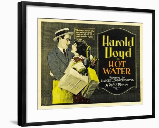 Hot Water [1924], Directed by Fred Newmeyer.-null-Framed Premium Giclee Print