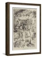 Hot Weather Sketches-Frank Feller-Framed Giclee Print