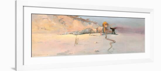 Hot Wind-Charles Conder-Framed Premium Giclee Print