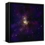 Hot, Young Stars-Stocktrek Images-Framed Stretched Canvas