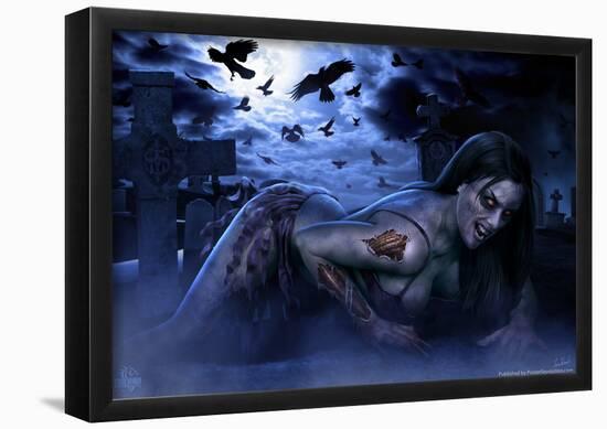 Hot Zombie-Tom Wood-Framed Poster