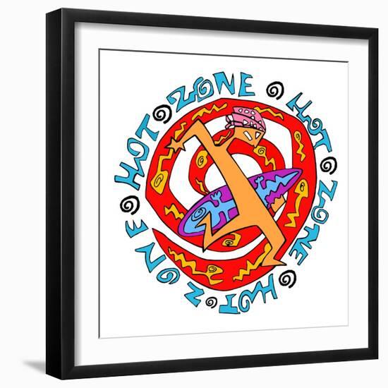 Hot Zone-Miguel Balbás-Framed Giclee Print