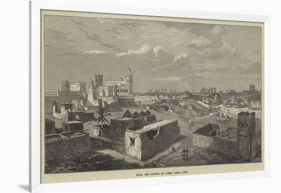 Hota, the Capital of Lahej, Near Aden-null-Framed Giclee Print