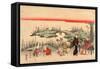 Hotaru Gari-Katsukawa Shunsen-Framed Stretched Canvas