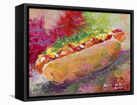 Hotdog-Richard Wallich-Framed Stretched Canvas