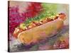 Hotdog-Richard Wallich-Stretched Canvas