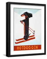 Hotdoggin-Stephen Huneck-Framed Giclee Print