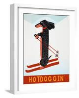 Hotdoggin-Stephen Huneck-Framed Giclee Print