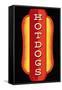 Hotdogs in Black-JJ Brando-Framed Stretched Canvas