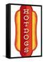 Hotdogs-JJ Brando-Framed Stretched Canvas