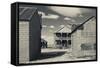 Hotel, 1880 Town, Pioneer Village, Stamford, South Dakota, USA-Walter Bibikow-Framed Stretched Canvas