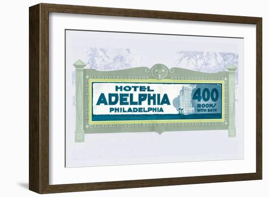 Hotel Adelphia, Philadelphia-null-Framed Art Print