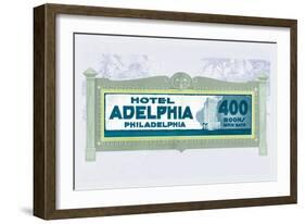 Hotel Adelphia, Philadelphia-null-Framed Art Print
