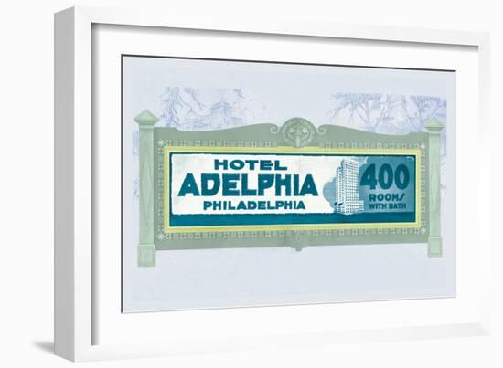 Hotel Adelphia, Philadelphia-null-Framed Art Print