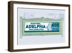 Hotel Adelphia, Philadelphia-null-Framed Premium Giclee Print