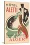 Hotel Aletti, Algerian Casino-null-Stretched Canvas