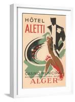 Hotel Aletti, Algerian Casino-null-Framed Art Print