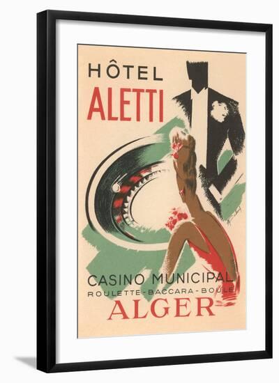 Hotel Aletti, Algerian Casino-null-Framed Art Print