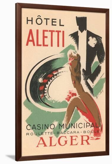 Hotel Aletti, Algerian Casino-null-Framed Art Print