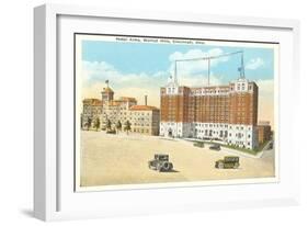 Hotel Alms and Walnut Hills, Cincinnati, Ohio-null-Framed Art Print