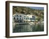 Hotel and Harbour, Loutro, Sfakia, Crete, Greek Islands, Greece, Europe-O'callaghan Jane-Framed Photographic Print