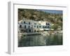 Hotel and Harbour, Loutro, Sfakia, Crete, Greek Islands, Greece, Europe-O'callaghan Jane-Framed Photographic Print