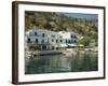 Hotel and Harbour, Loutro, Sfakia, Crete, Greek Islands, Greece, Europe-O'callaghan Jane-Framed Photographic Print