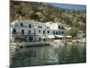 Hotel and Harbour, Loutro, Sfakia, Crete, Greek Islands, Greece, Europe-O'callaghan Jane-Mounted Photographic Print