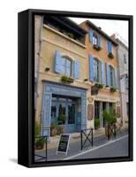 Hotel and Restaurant, Arles, Provence, France-Lisa S. Engelbrecht-Framed Stretched Canvas