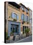 Hotel and Restaurant, Arles, Provence, France-Lisa S. Engelbrecht-Stretched Canvas