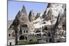 Hotel and Rock Formations, Goreme Town, Cappadocia, Turkey-Matt Freedman-Mounted Photographic Print