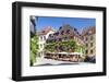 Hotel and Vine Tavern Lowen at the Town Square-Markus Lange-Framed Photographic Print