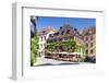 Hotel and Vine Tavern Lowen at the Town Square-Markus Lange-Framed Photographic Print